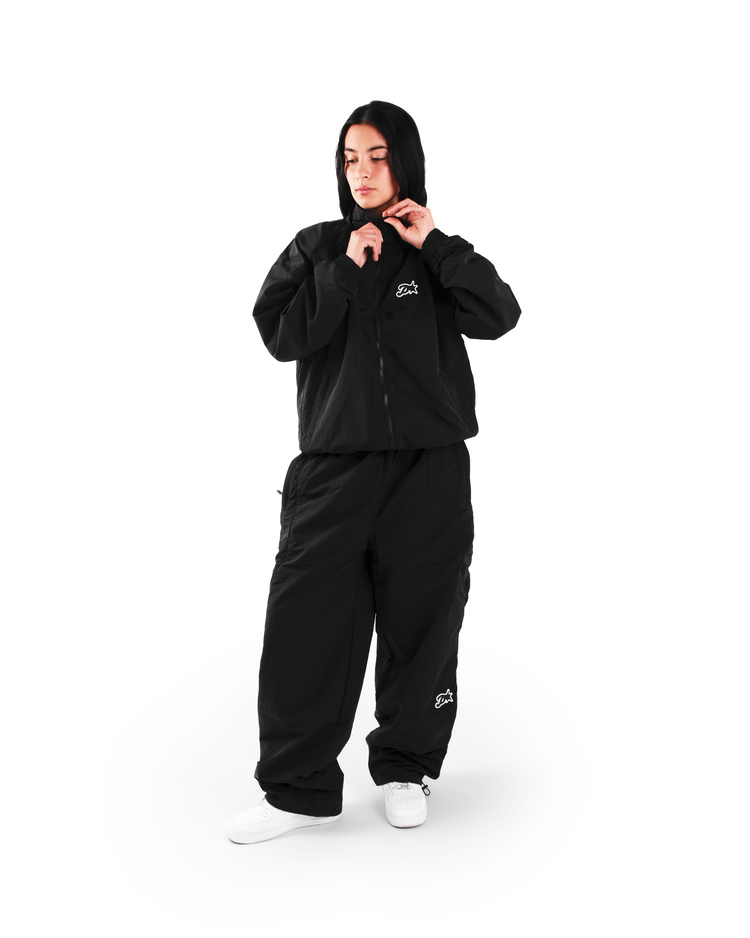 BLACK COACH TRACK PANTS