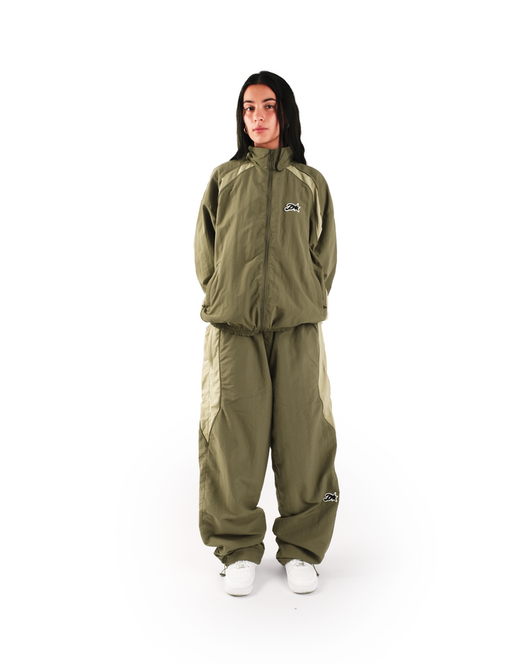 GREEN COACH TRACK PANTS