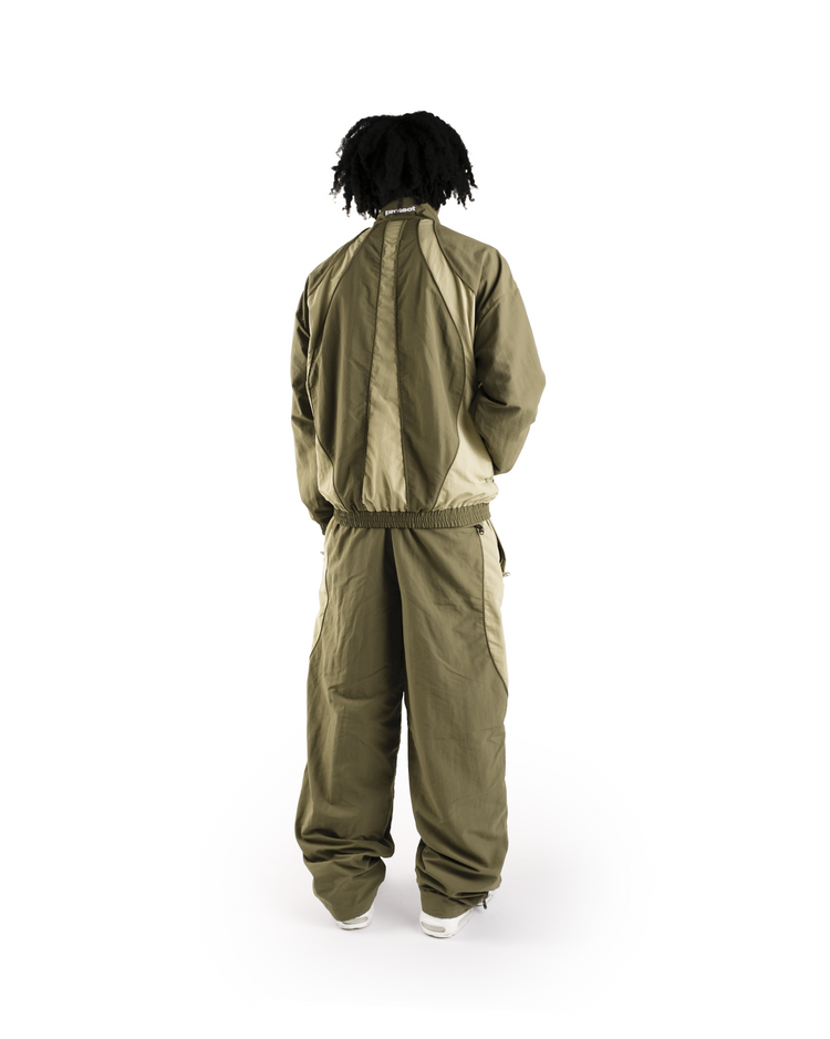 GREEN COACH TRACK PANTS