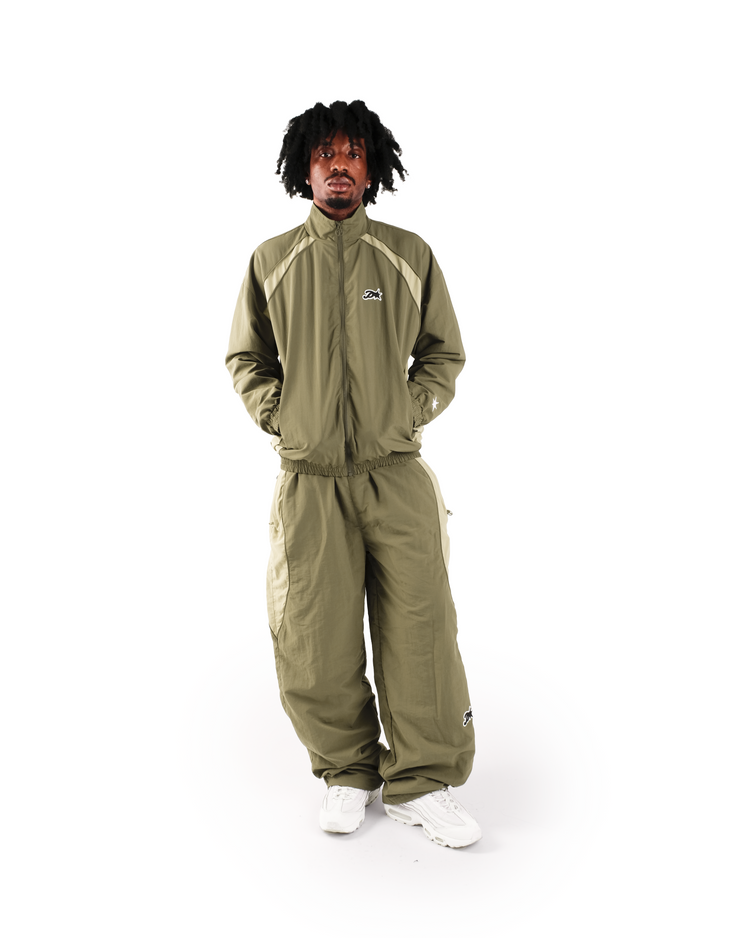 GREEN COACH TRACK PANTS