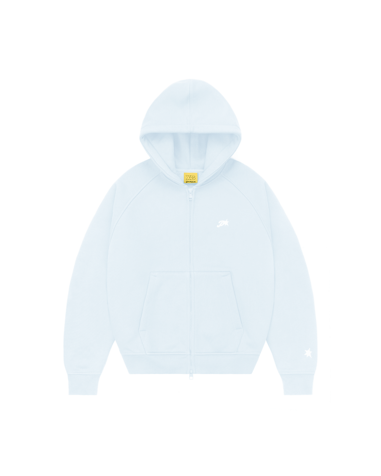 ICE BLUE DAY2DAY ZIP-UP HOODIE