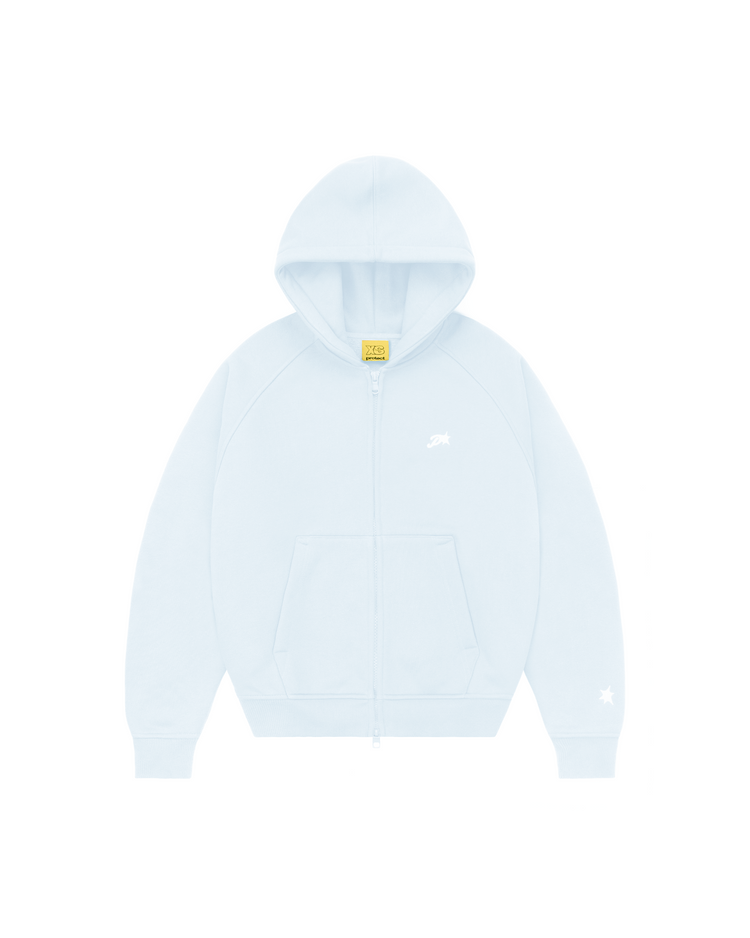 ICE BLUE DAY2DAY ZIP-UP HOODIE