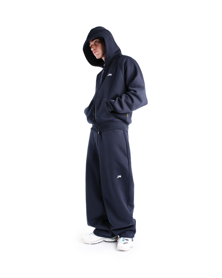 NAVY DAY2DAY ZIP-UP HOODIE