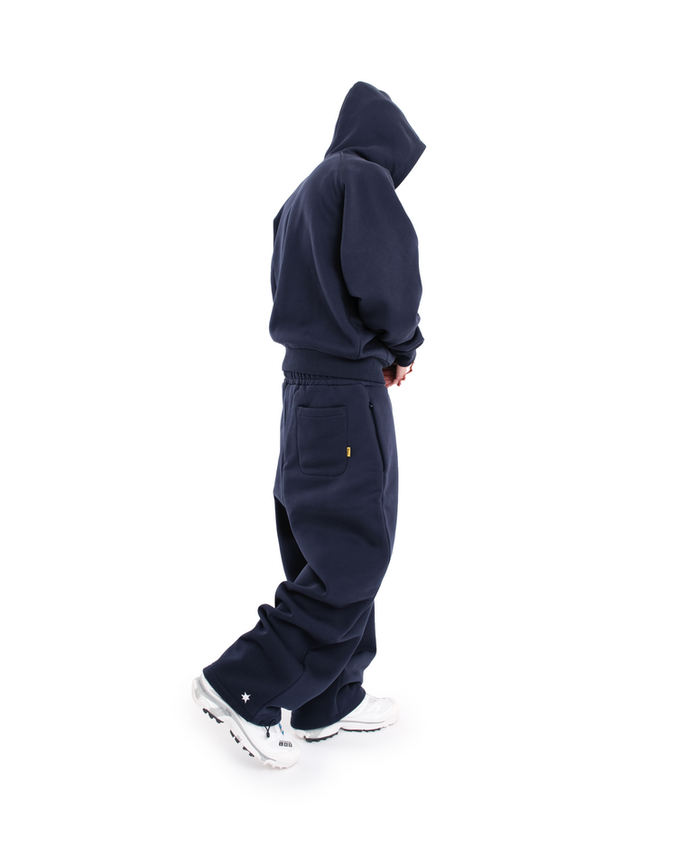 NAVY DAY2DAY ZIP-UP HOODIE