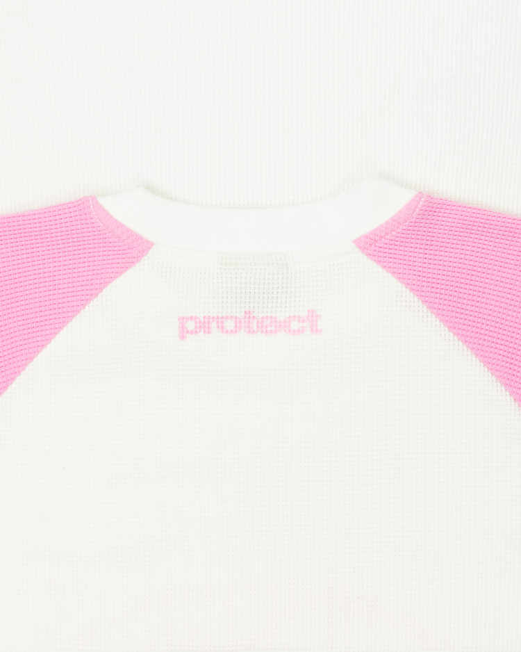 PINK BRUDDA WAFFLE LONG SLEEVE
