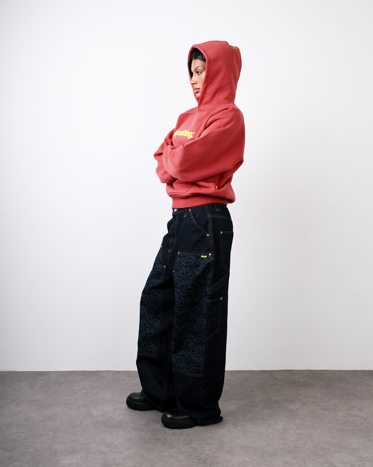 DYT WASHED BRICK HOODIE