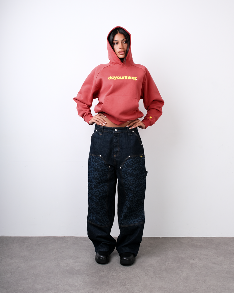 DYT WASHED BRICK HOODIE