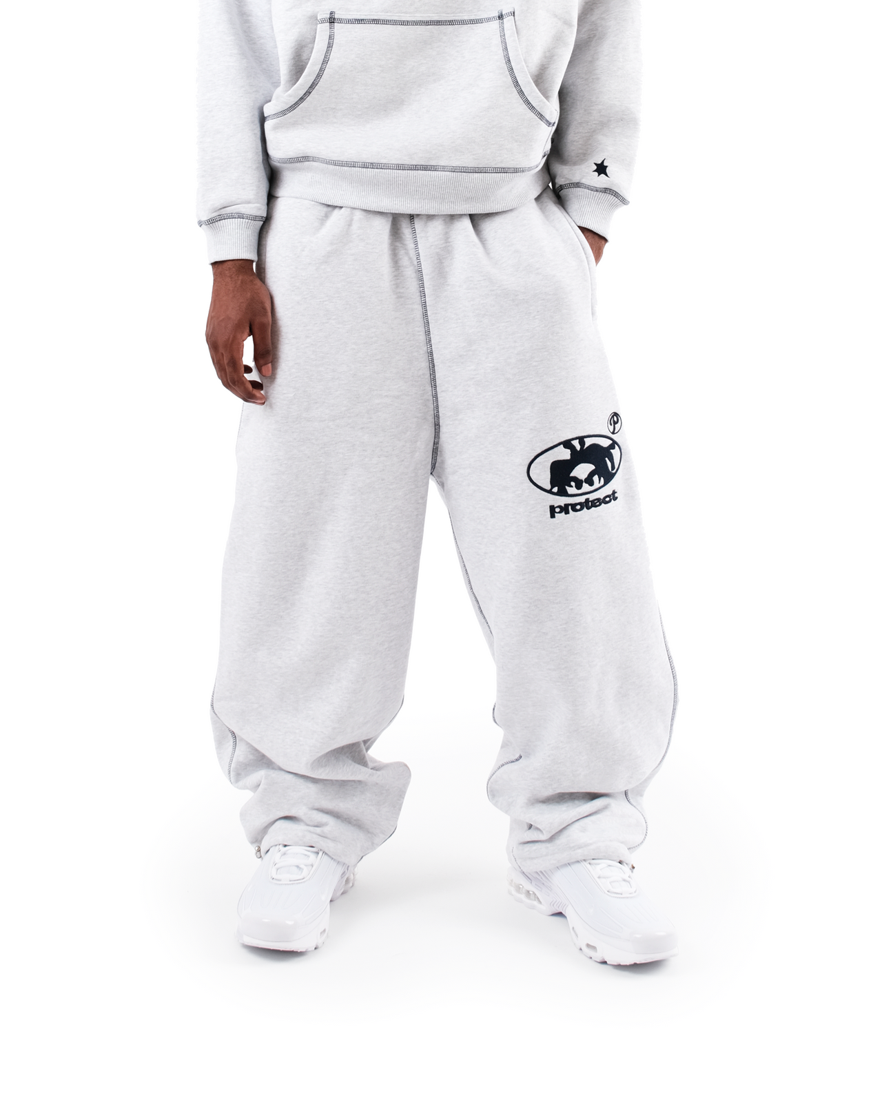 GREY/NAVY BRUDDA SWEATS