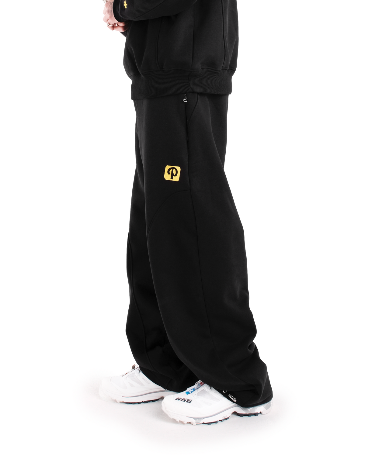 BLACK PANEL SPORT SWEATS - Protect EU
