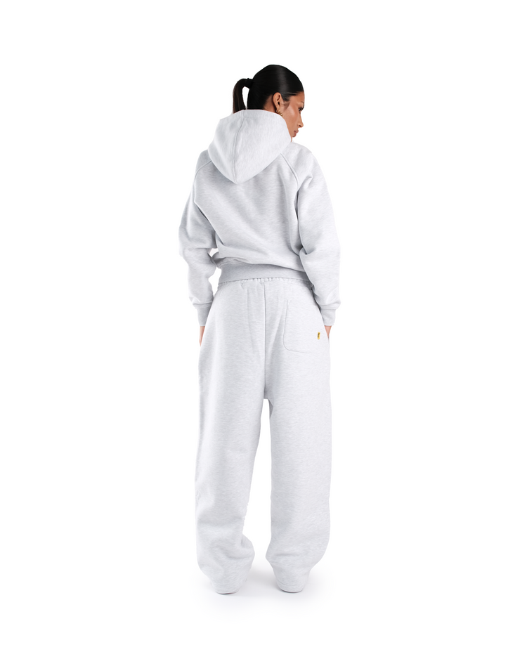 GREY DAY2DAY ZIP-UP HOODIE