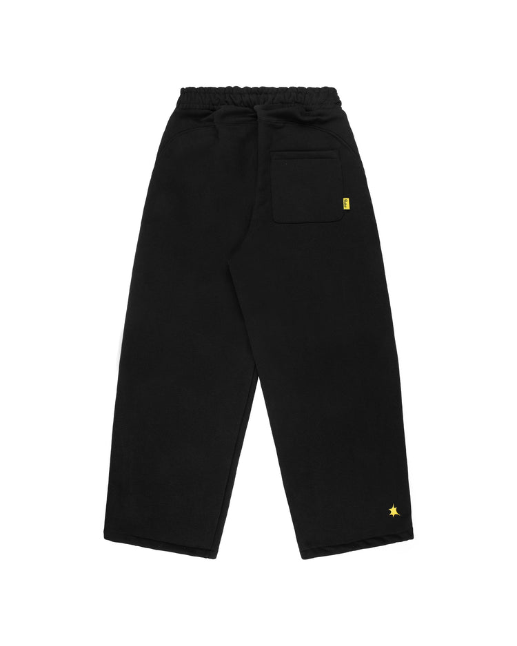 BLACK PANEL SPORT SWEATS