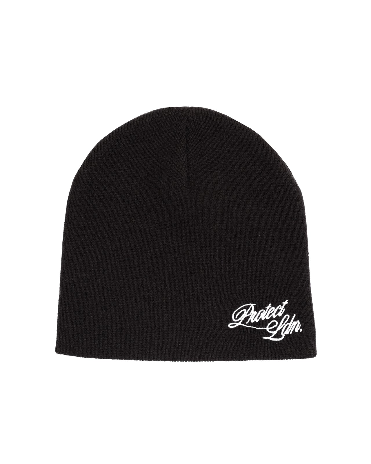 BLACK SCRIPT BEANIE