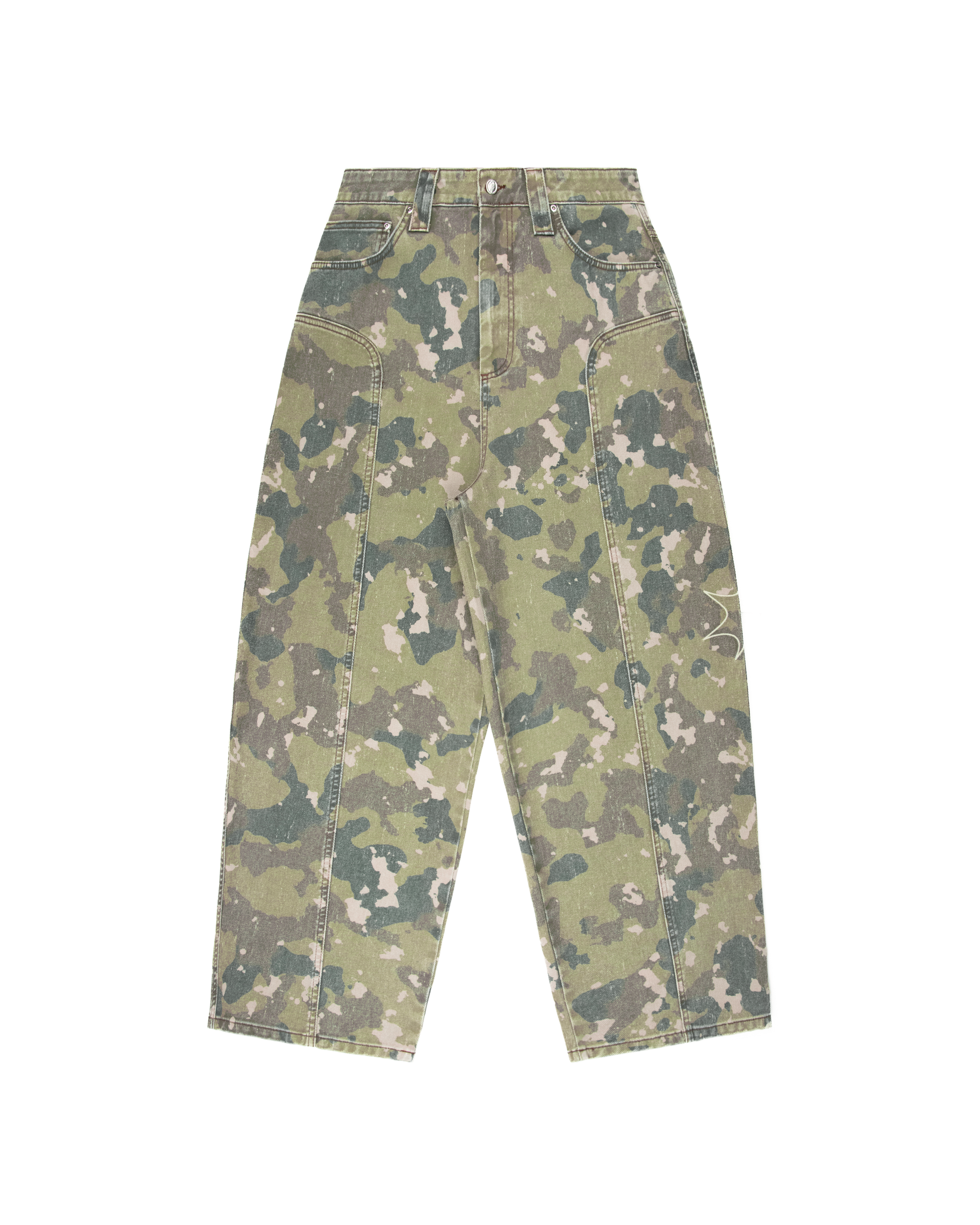 CAMO PANEL JEANS
