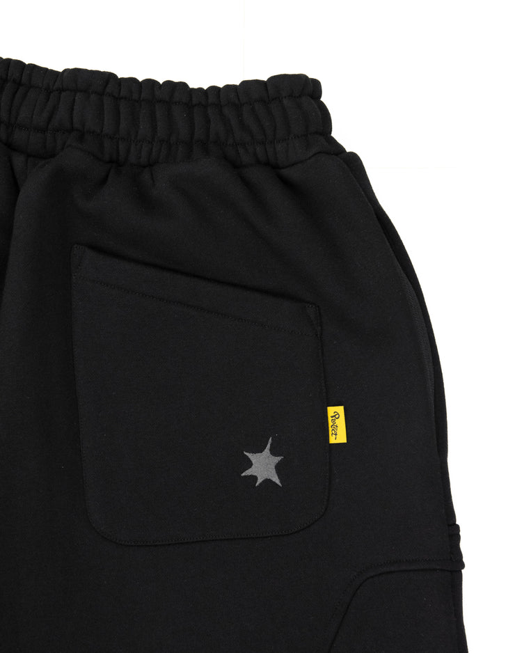 BLACK BRUDDA V2 SWEAT SHORTS