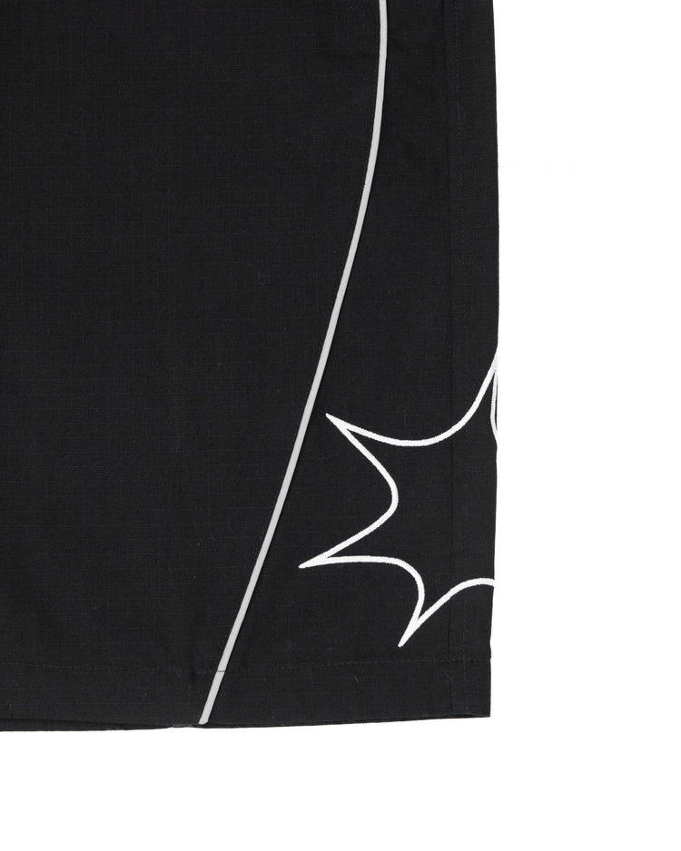 BLACK RIPSTOP SHORTS