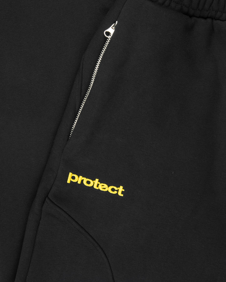 BLACK PANEL SPORT SWEATS