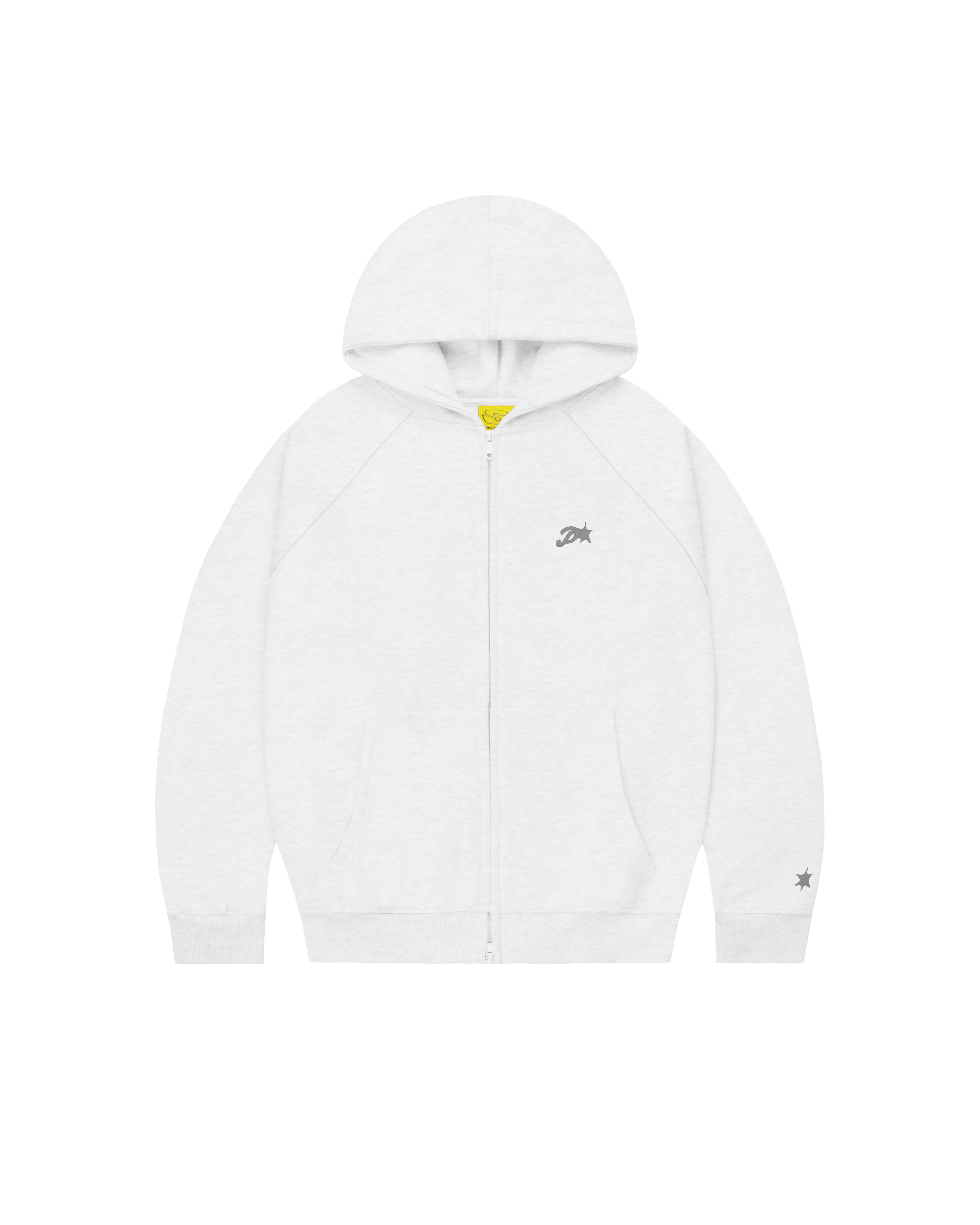 GREY DAY2DAY ZIP-UP HOODIE