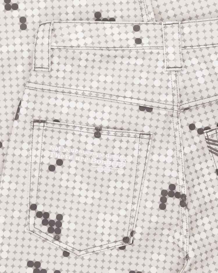 GREY DOT BONKERS DENIM