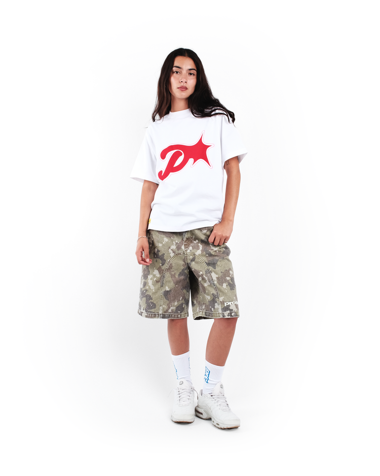 VINTAGE CAMO JORTS