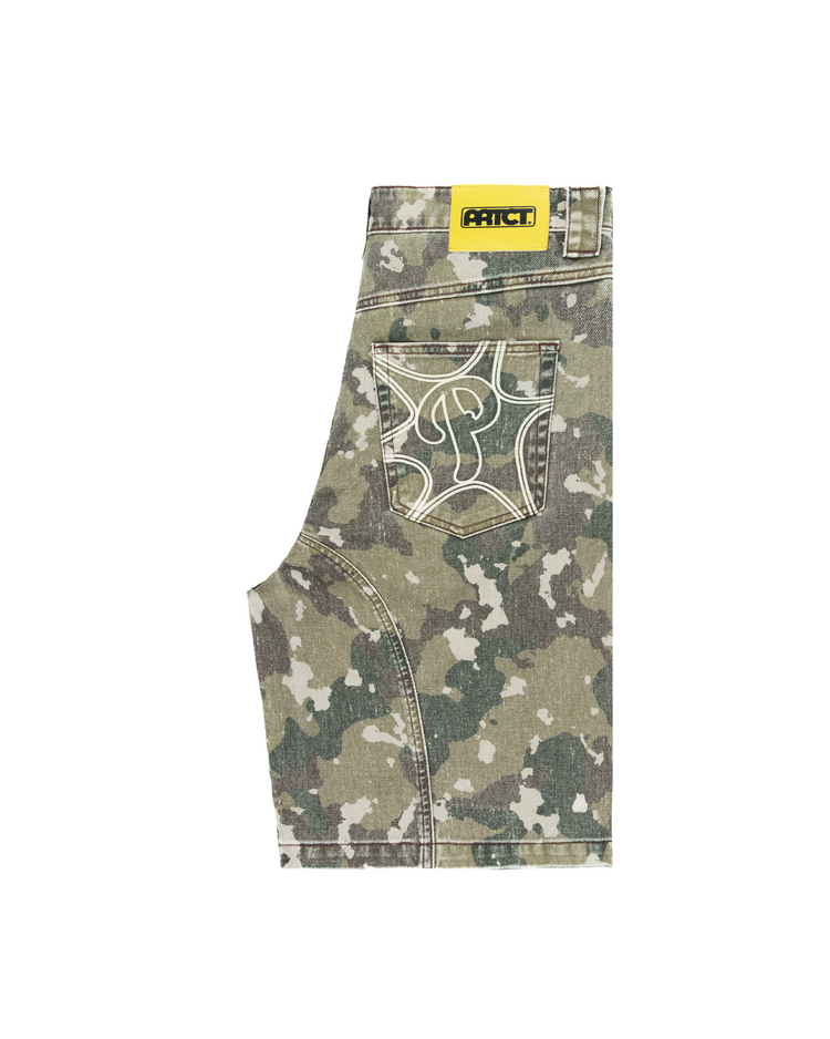 VINTAGE CAMO JORTS
