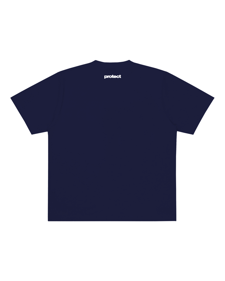 NAVY EXXTRA TEE