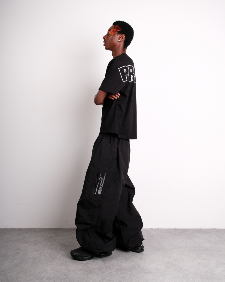 BLACK TREKKA TECH PANTS