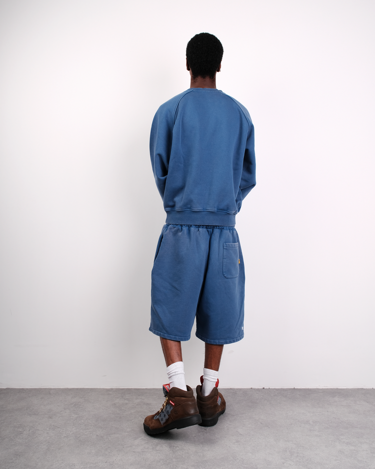 WASHED BLUE DAY2DAY CREWNECK