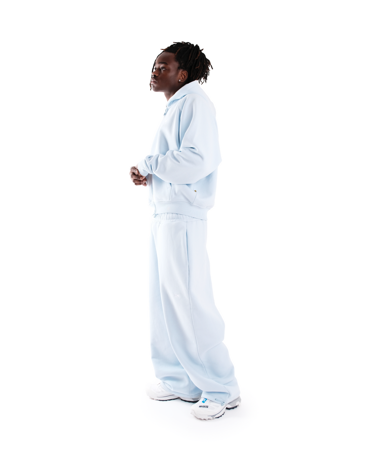 ICE BLUE DAY2DAY ZIP-UP HOODIE