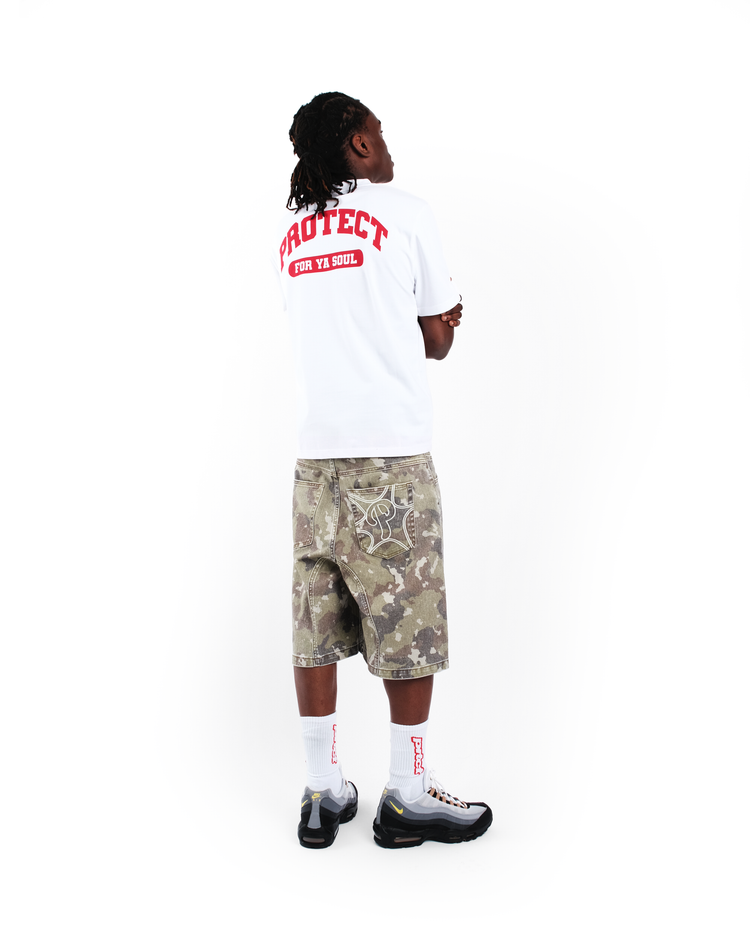 VINTAGE CAMO JORTS