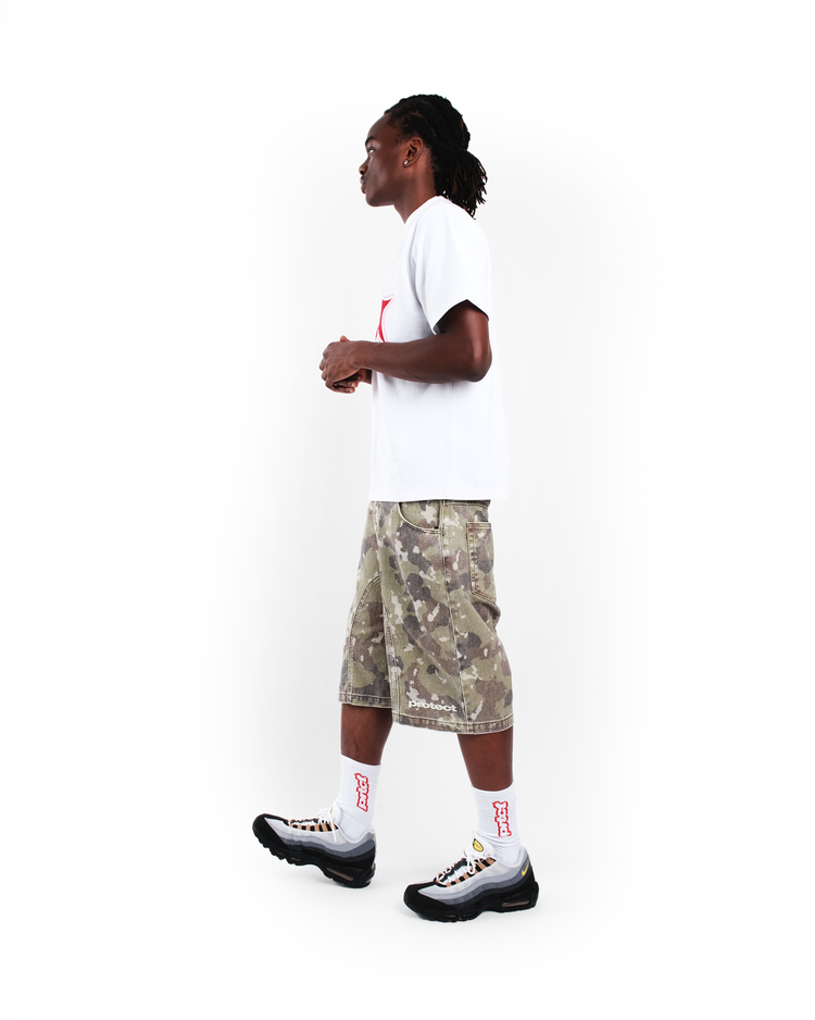 VINTAGE CAMO JORTS