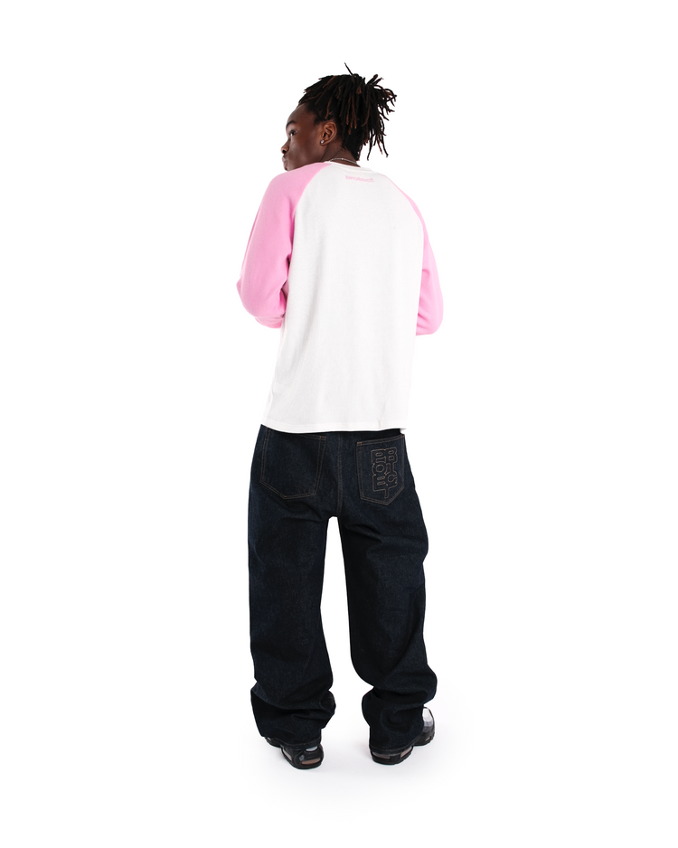 PINK BRUDDA WAFFLE LONG SLEEVE
